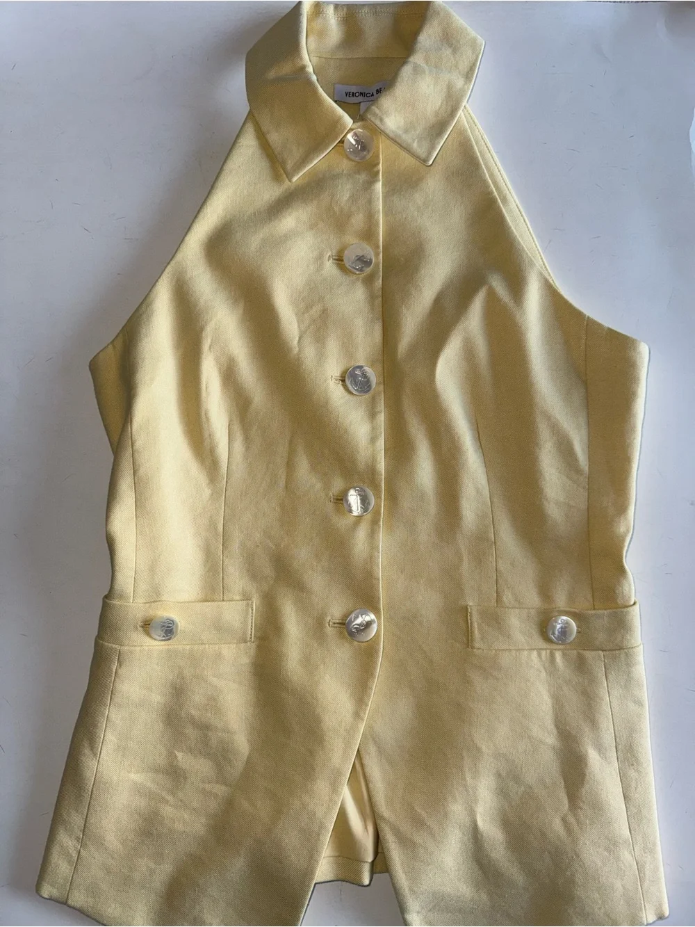 Veronica Beard Orlinda Halter Neck Vest - Picture 13 of 16